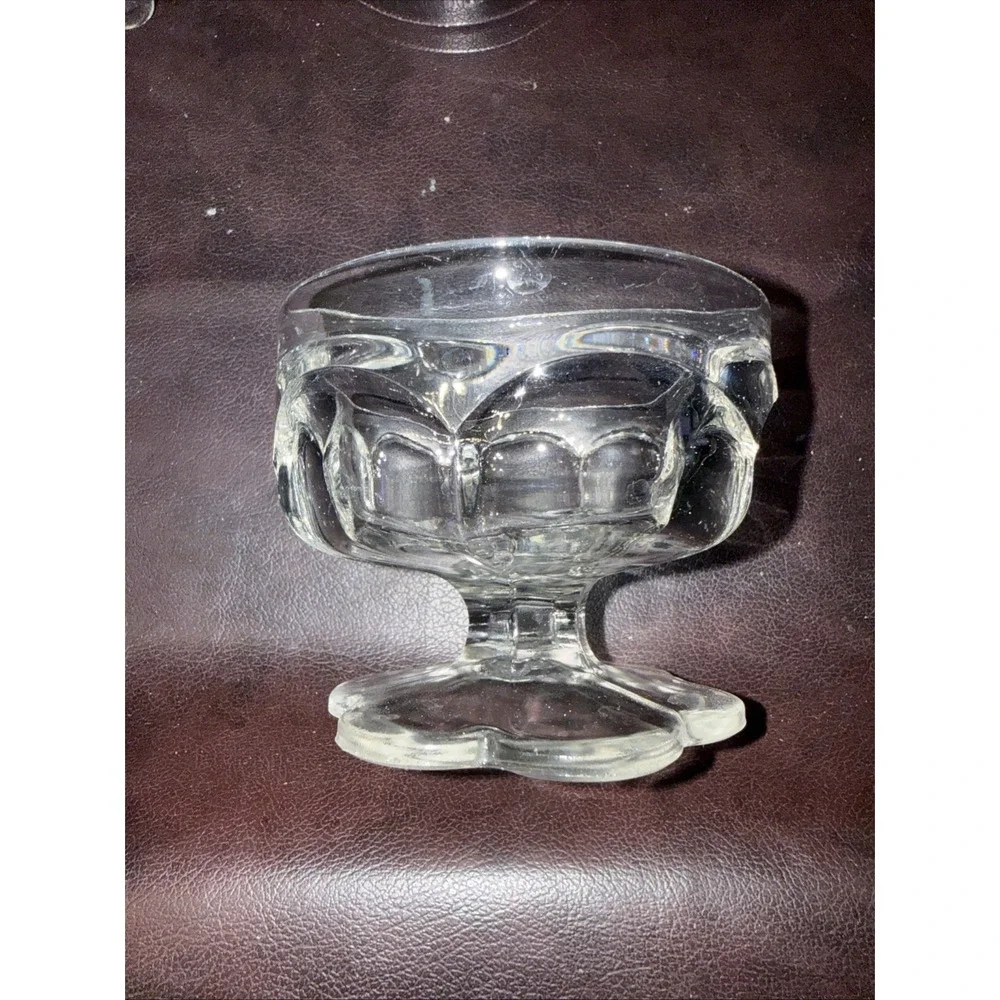 Vintage‎ Ice Cream Sundae Dishes Rate Scalloped Footed Bottom Beautiful